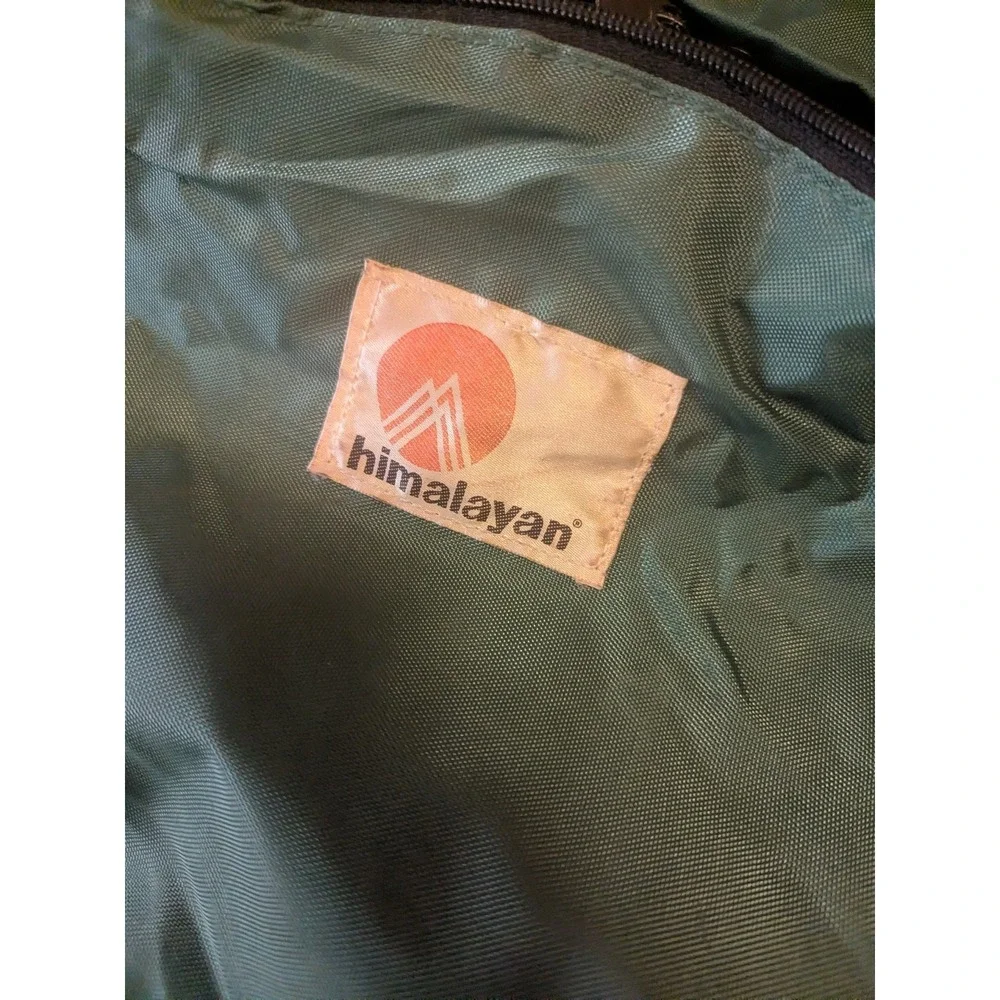 Vintage Himalayan Backpack External Frame Green Hiking Camping Gorpcore Pack